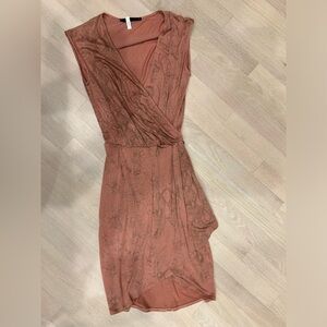 Faux wrap dress
